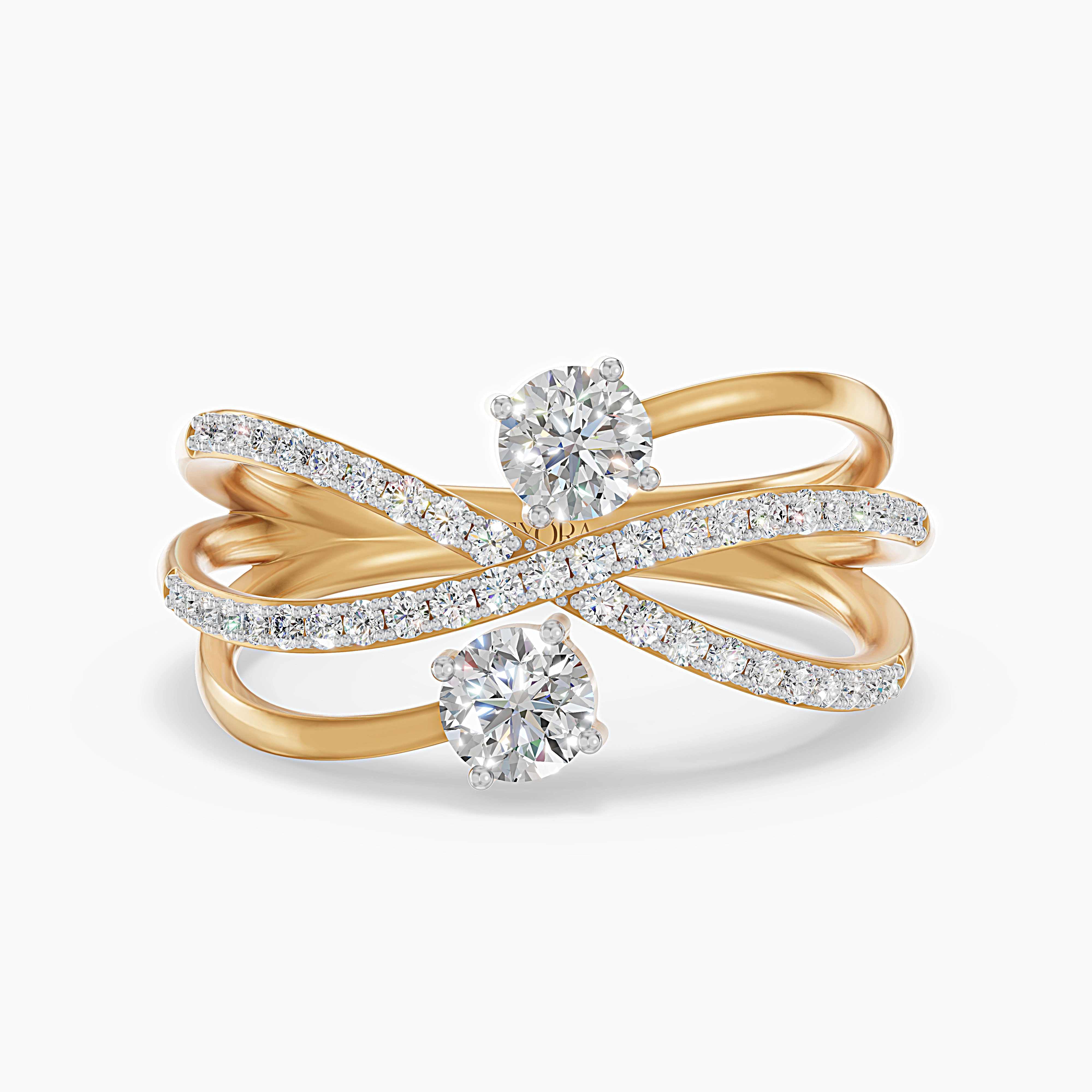 Crossing Stars Ring